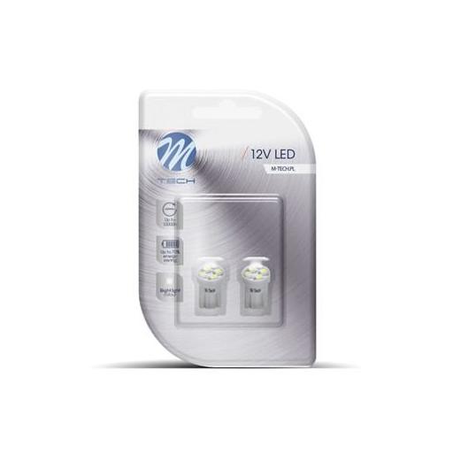 Lámpara LED W5W 12V  4xSMD3528  Blanco  (Blister 2 unidades) [1]