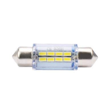 Lámpara LED Plafonier 12V C5W 11x36mm 8xSMD  Blanco (Blister 2 unidades)