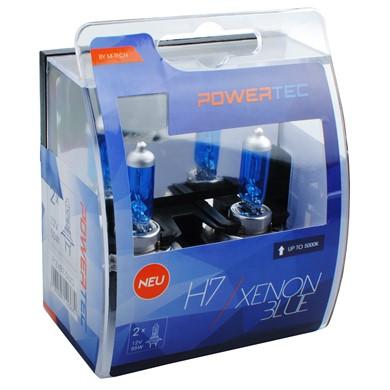 Powertec Xenon Azul H7 12V DUO