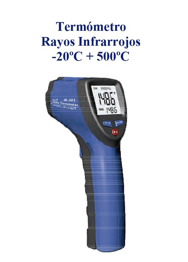 Termómetro Rayos Infrarrojos -20ºC  +500ºC