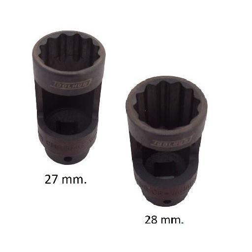 Vaso 1/2" para Inyectores  con Ventana de 21, 22, 27 y 28 mm. [3]