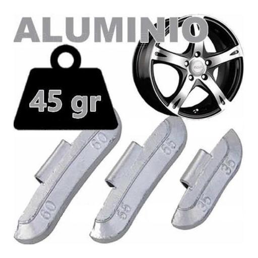 Caja de 50 Contrapesas de clip de 45gr. para llanta de Aluminio. [0]