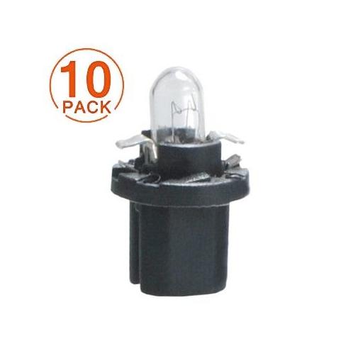 Lámpara BAX 12V/1.2W B8.3d NEGRA M-Tech (10 unidades)
