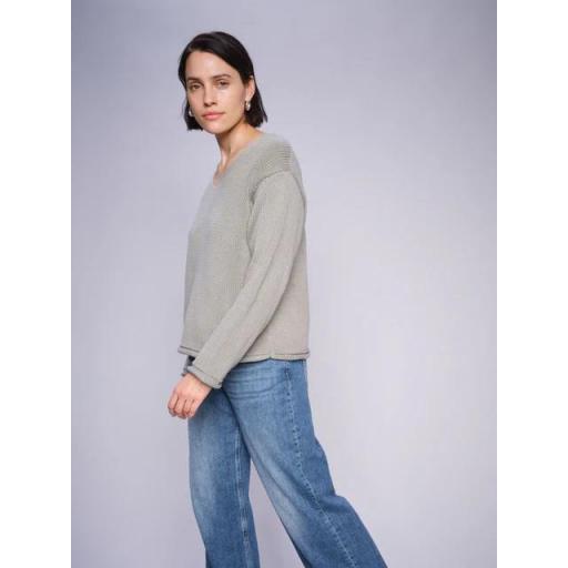 BINE V NECK KNIT, MOS MOSH PV 2025, REF. 168060 [1]