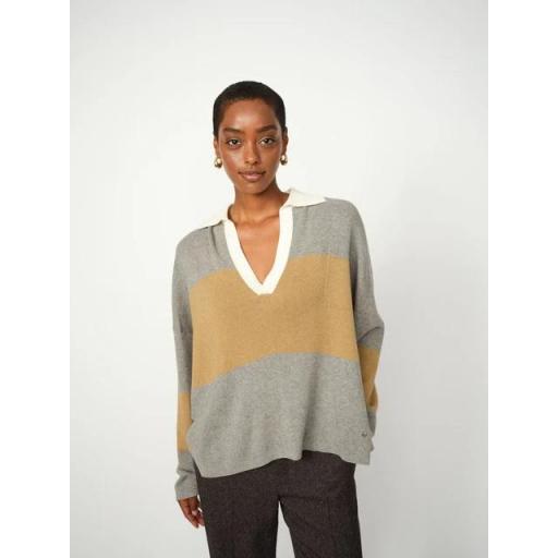 KNIT WYLIE TANI BOLD STRIPE, MOS MOSH OI 2025-26, REF. 173190