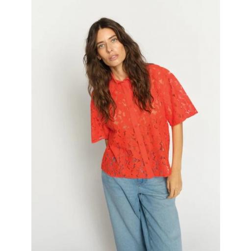 SHIRT MMLIA RIVER SS LACE, MOS MOSH PV 2026, REF. 177140 [2]