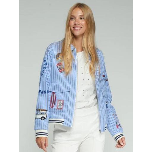 CHAQUETA BOMBER RAYAS, VILAGALLO PV 2026, REF. 33207 [0]