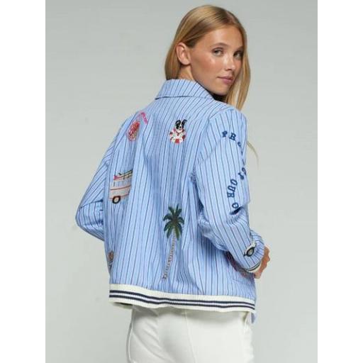 CHAQUETA BOMBER RAYAS, VILAGALLO PV 2026, REF. 33207 [1]