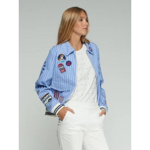 CHAQUETA BOMBER RAYAS, VILAGALLO PV 2026, REF. 33207 [2]