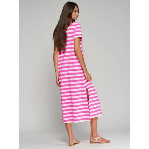VESTIDO RAYAS ROSA, VILAGALLO PV 2026, REF. 33414 [2]
