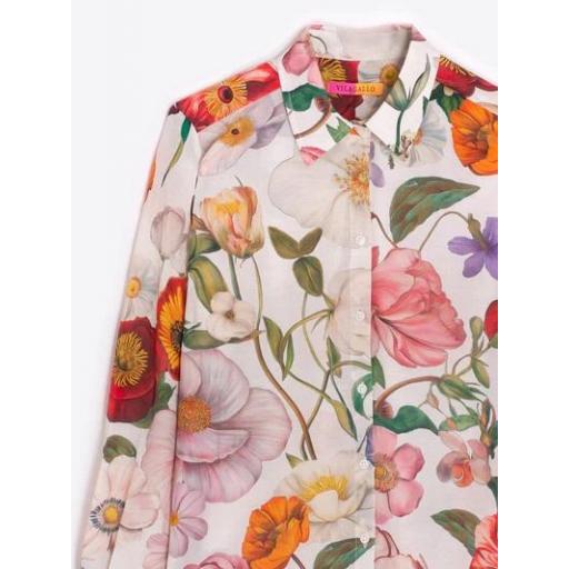 CAMISA ESTAMPADO FLORES MULTICOLOR, VILAGALLO PV 2026, REF. 33448 [2]
