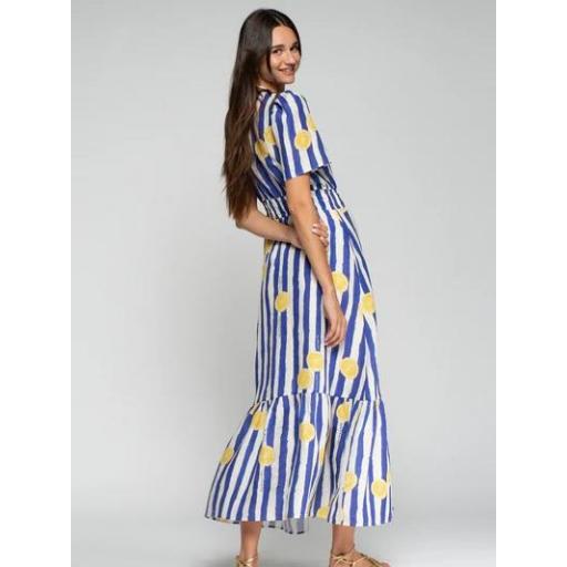 VESTIDO RAYAS LIMONES, VILAGALLO PV 2026, REF. 33457 [2]