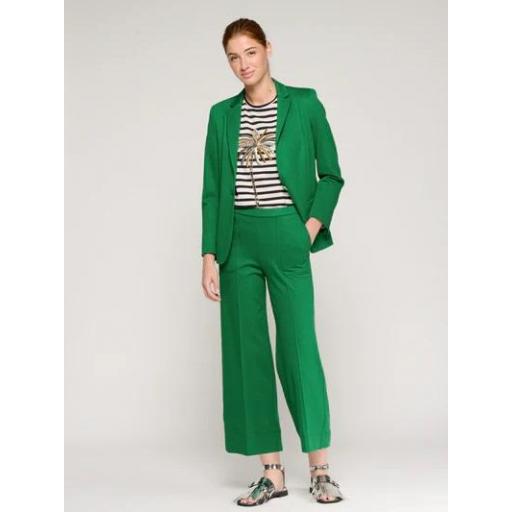 PANTALÓN VERDE ANCHO PUNTO, VILAGALLO PV 2026, REF. 33640