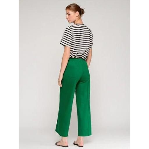 PANTALÓN VERDE ANCHO PUNTO, VILAGALLO PV 2026, REF. 33640 [2]