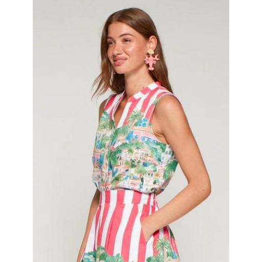 CAMISA PUERTO BANUS RAYAS, VILAGALLO PV 2026, REF. 33553