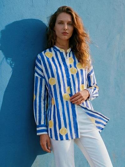 CAMISA RAYAS LIMONES, VILAGALLO PV 2026, REF. 33458