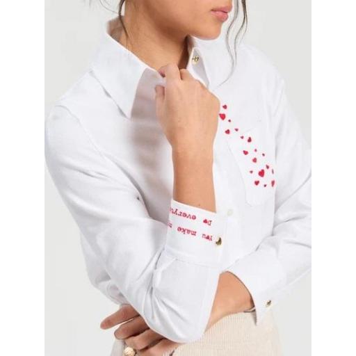 CAMISA ESPIGA BLANCA BORDADO CORAZON , VILAGALLO OI 2026-27, REF. 33756 [1]