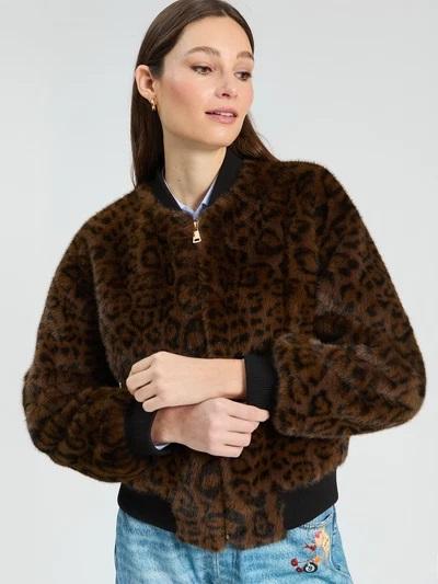 CHAQUETA BOMBER PELO LEOPARDO, VILAGALLO OI 2026-27, REF. 33761