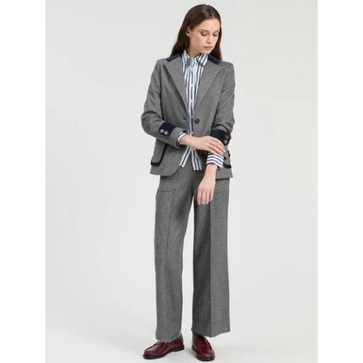 CHAQUETA GRIS MELAGE, VILAGALLO OI 2026-27, REF. 33828 [0]