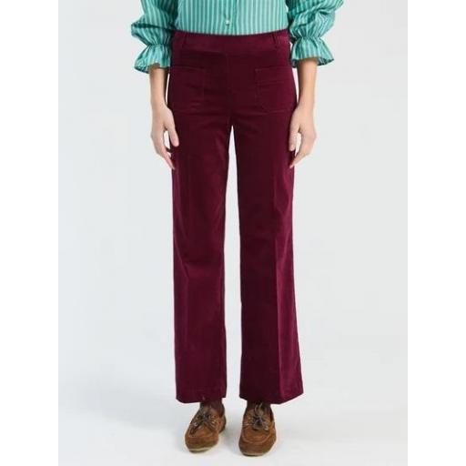 PANTALÓN TERCIOPELO BURDEOS, VILAGALLO OI 2026-27, REF. 33835 [0]