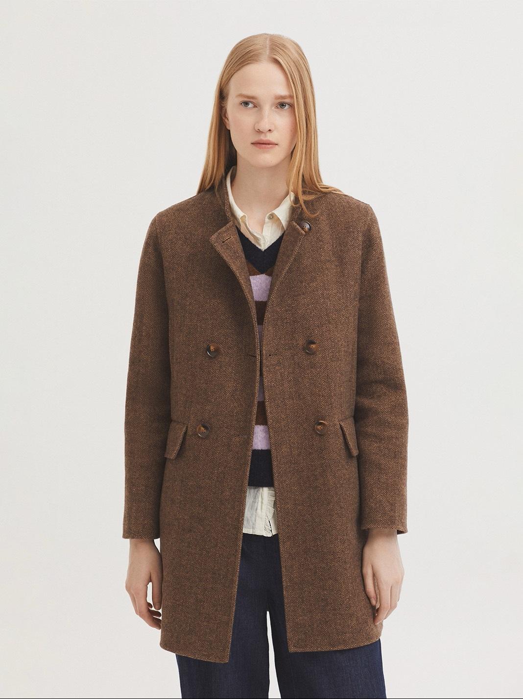 ABRIGO DOBLE FAZ ESPIGA, NICE THINGS OI 2025-26, REF. WWV071