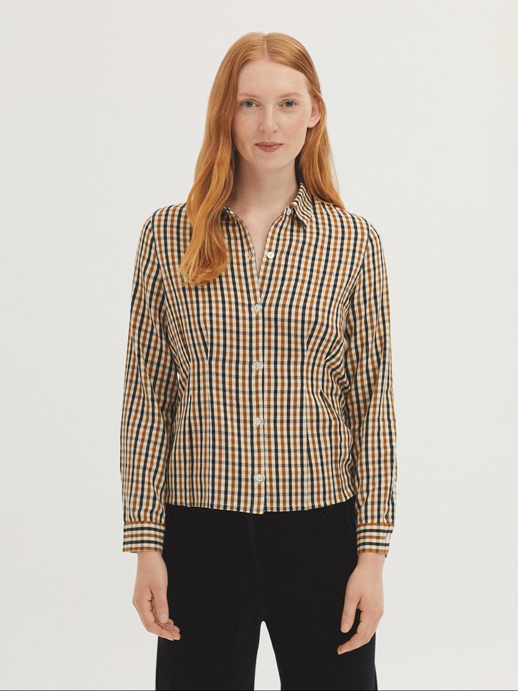 CAMISA CUADROS CON PINZAS, NICE THINGS OI 2025-26, REF. WWV105
