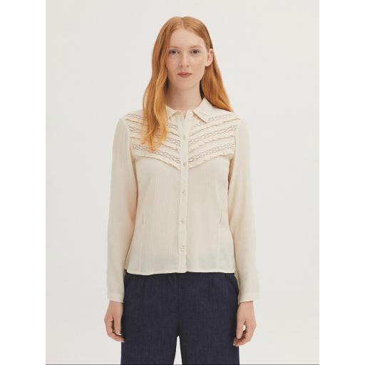 CAMISA VISCOSA PUNTILLAS, NICE THINGS OI 2025-26, REF. WV103 [0]