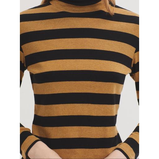 CAMISETA CUELLO ALTO RAYAS, NICE THINGS OI 2025-26, REF. WJV017 [1]