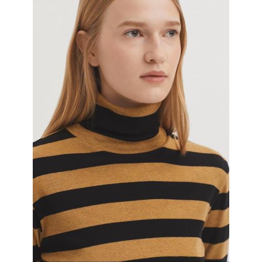 CAMISETA CUELLO ALTO RAYAS, NICE THINGS OI 2025-26, REF. WJV017 [2]