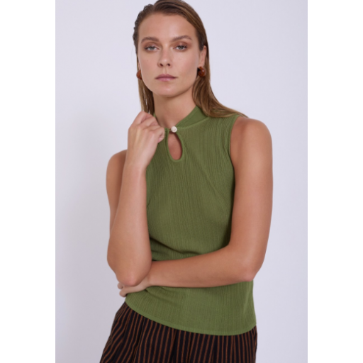 TOP CANALÉ TENCEL, SKATÏE PV 2025, REF. S23K37
