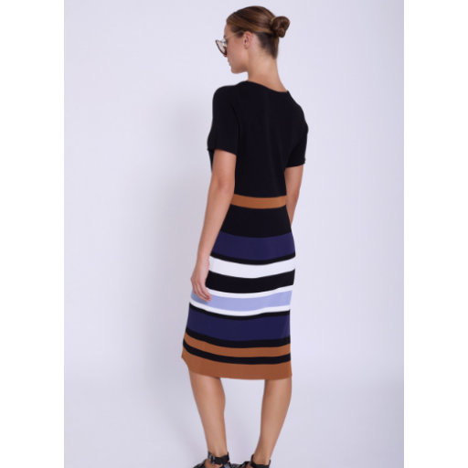 VESTIDO PUNTO COLOR BLOCK, SKATÏE PV 2025, REF. S23V02	REF. S23V02 [3]