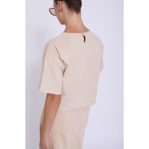 BLUSA ANTELINA TROQUELADA, SKATÏE PV 2025, REF. S05B120	REF. S05B120 [1]