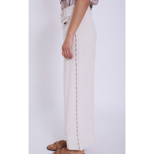 PANTALÓN LINO CON BOLSILLOS, SKATÏE PV 2025, REF. S05P128 [2]