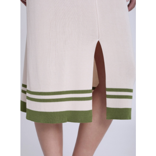 FALDA MIDI PUNTO RAYAS, SKATÏE PV 2025, REF. S23F03 [3]