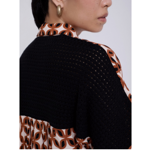 CAMISA BIMATERIA ESTAMPADO FLORES, SKATÏE PV 2025, REF. S53K18 [2]