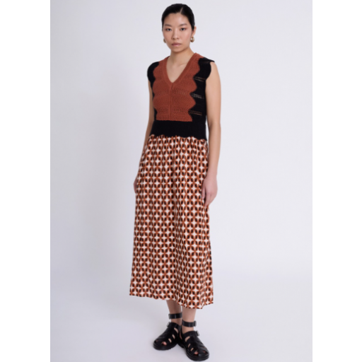 VESTIDO PUNTO BIMATERIA, SKATÏE PV 2025, REF. S53V02