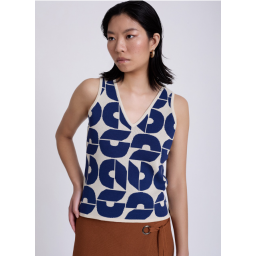 TOP PUNTO JACQUARD, SKATÏE PV 2025, REF. S56K33