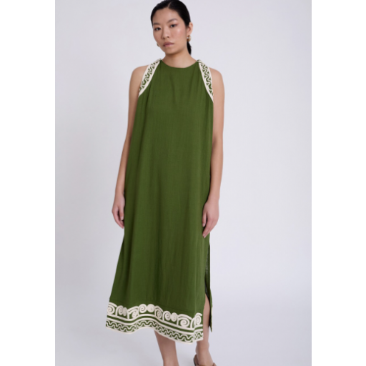 VESTIDO LARGO TIRANTES, SKATÏE PV 2025, REF. S95V01