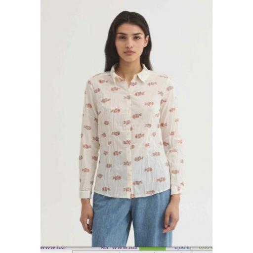 CAMISA BÁSICA #99 "ITHACA FISH PRINT", NICE THINGS PV 2026, REF. WWW003 [0]