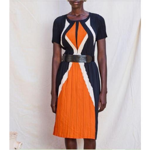 VESTIDO ESTAMPADO "NON IRON", SKATÏE PV 2026, REF. S99V04