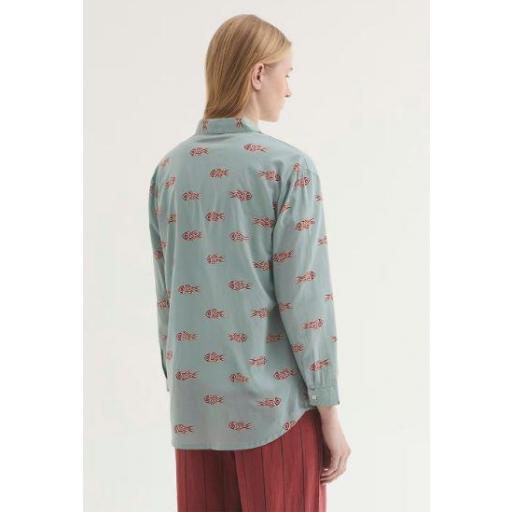 CAMISA BÁSICA #93 "ITHACA FISH PRINT", NICE THINGS PV 2026, REF. WWW002 [3]