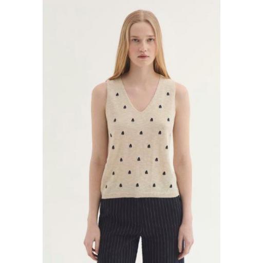 CHALECO BORDADO PROVENCAL, NICE THINGS PV 2026, REF. WKW039 [0]