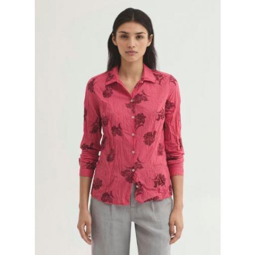 CAMISA BÁSICA #99 "DOTS AND FLOWERS", NICE THINGS PV 2026, REF. WWW013