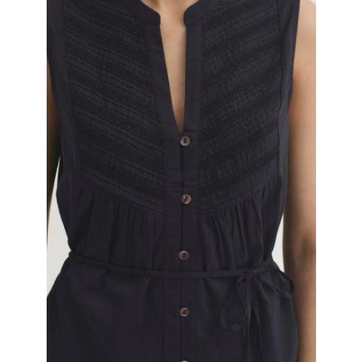 CAMISA BIMATERIA CON PUNTILLA, NICE THINGS PV 2026, REF. WJW030 [1]