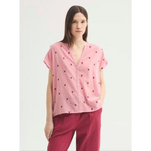 CAMISA BORDADO DIAMOND, NICE THINGS PV 2026, REF. WWW170 [0]