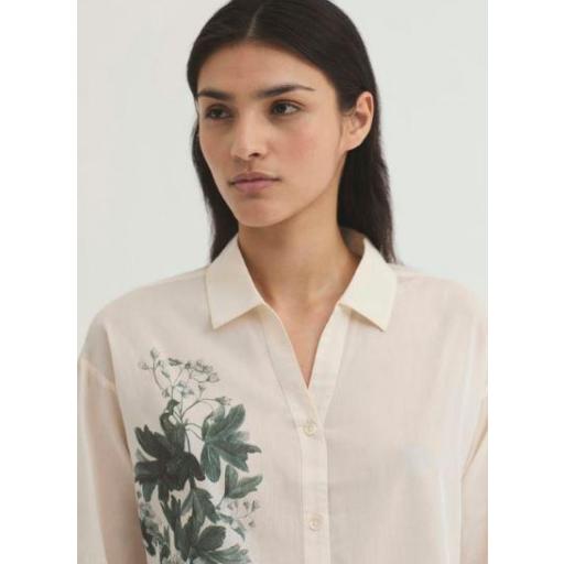 CAMISA FLOR POSICIONADA, NICE THINGS PV 2026, REF. WWW167 [0]