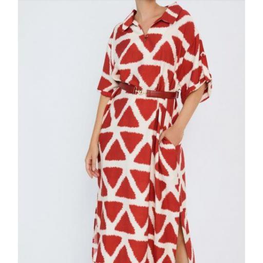 VESTIDO ESTAMPADO GEOMÉTRICO, SKATÏE PV 2026, REF. S115V04 [0]