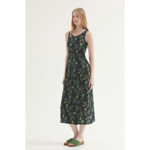 VESTIDO LARGO "PINECONES", NICE THNGS PV  2026, REF. WJW015