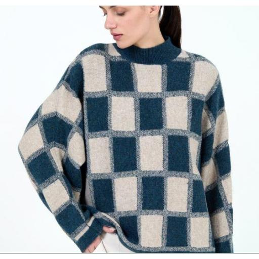 JERSEY JACQUARD CUADROS, SKATÏE OI 2025-26, REF. S53K21