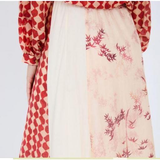 FALDA PATCHWORK FLUIDA, SKATÏE PV 2026, REF. S05F61 [3]